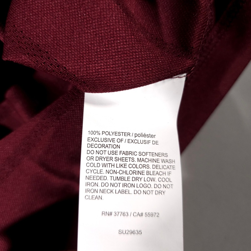 Callaway Polo Shirt‎ Womens XL Zinfandel Burgundy Opti-Dri Golf Top CGW437SU - Picture 4 of 7